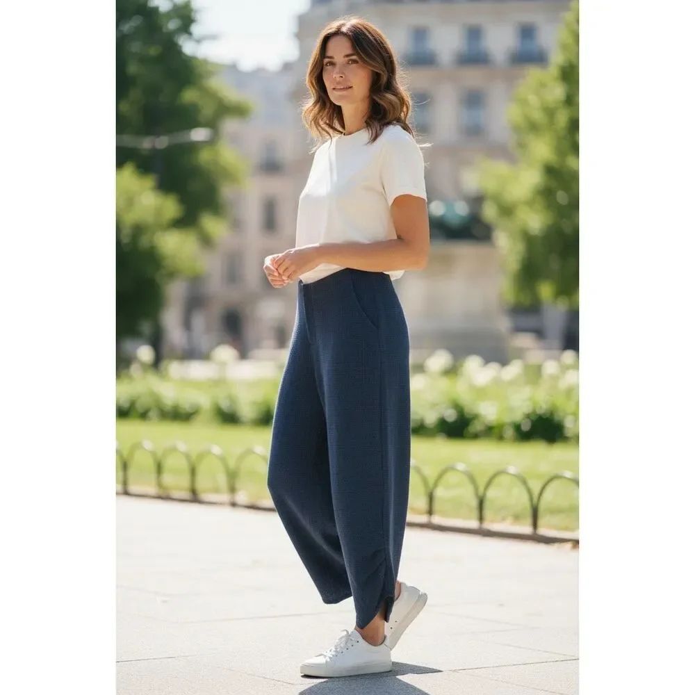 ✨Tender Habit Wool Blend Cropped Blue Sz XL Pants✨
